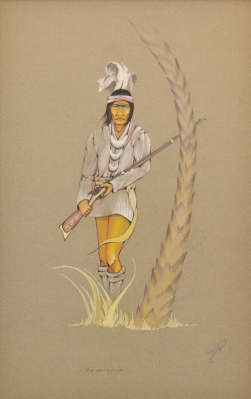 Seminole warrior (Wolfe)