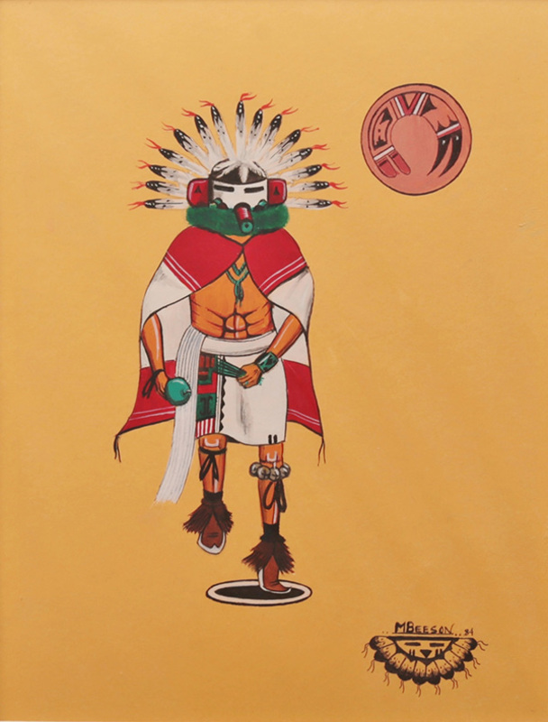 Early Morning Kachina dancer (Beeson)