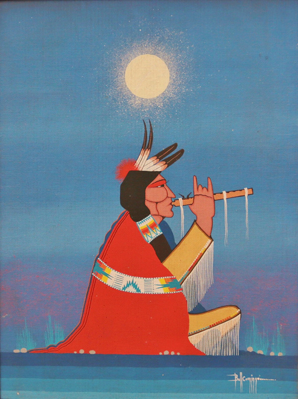 Flute player (Bull Coming)