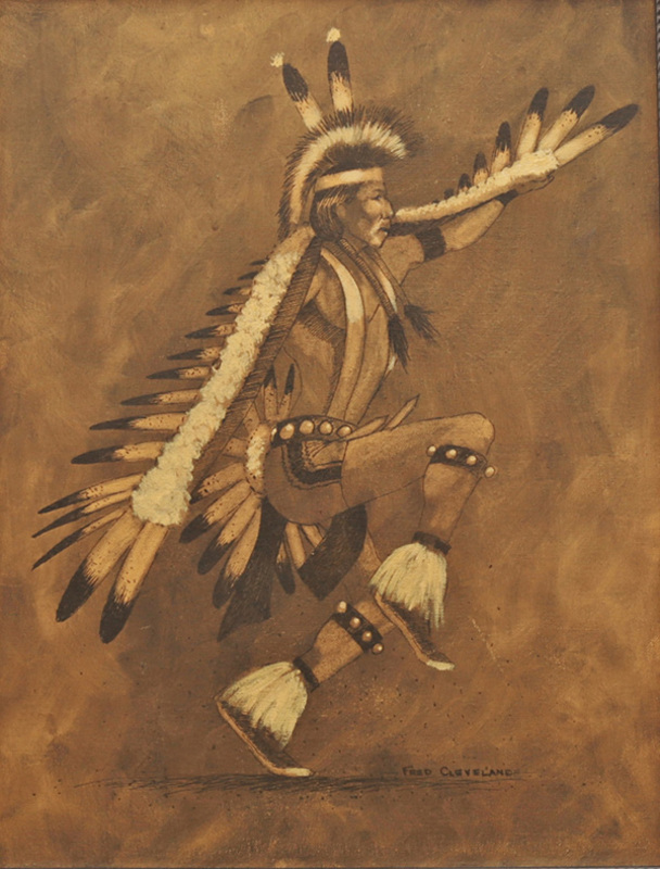 Navajo eagle dancer