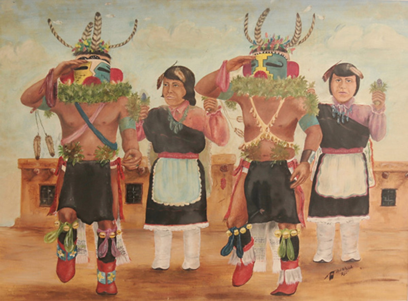 Cocklebur Kachinas and women dancers