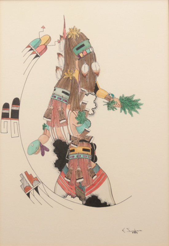 Long-Hair Kachina dancers