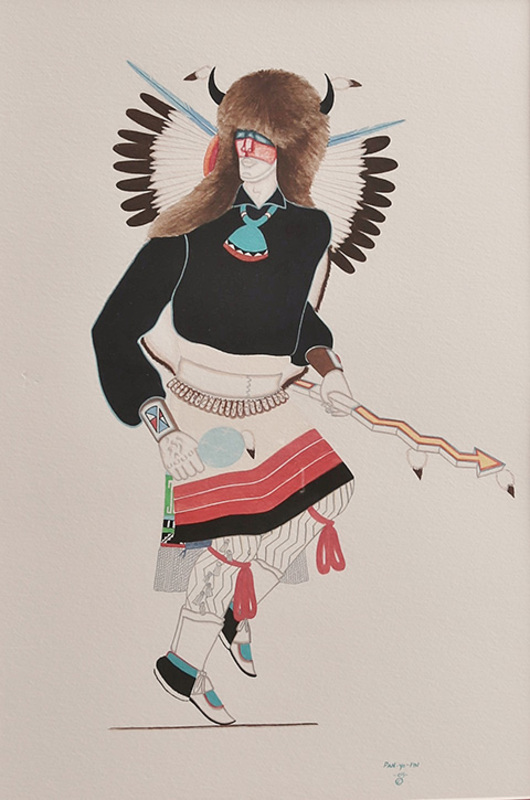 Buffalo dancer, front view