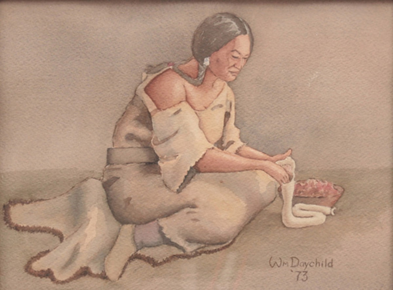 Woman cooking food