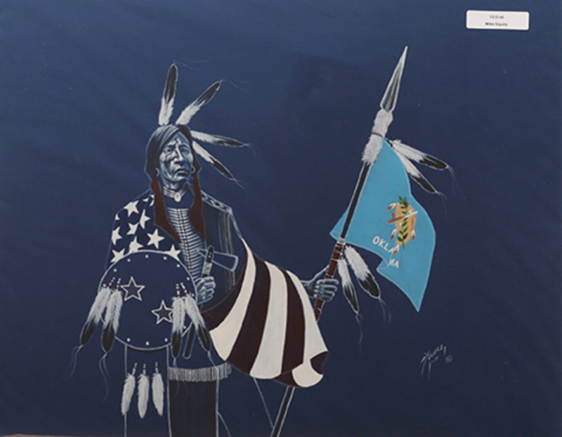 Patriotic Native American Oklahoman