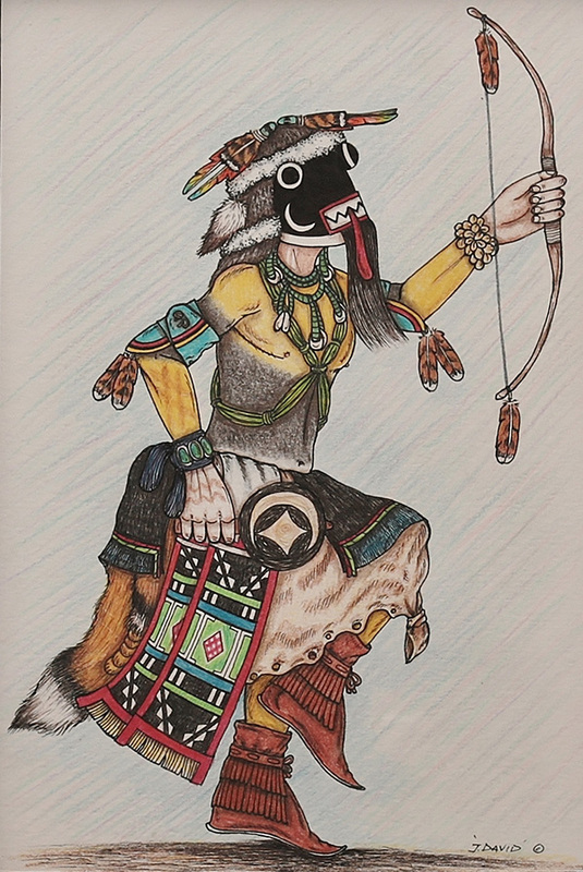 Long-Hair Kachina dancer (David)