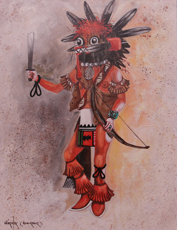 Black Ogre Kachina dancer