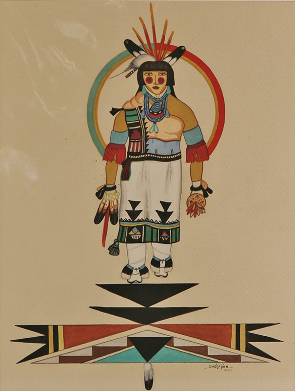 Pueblo woman dancer (Padilla)