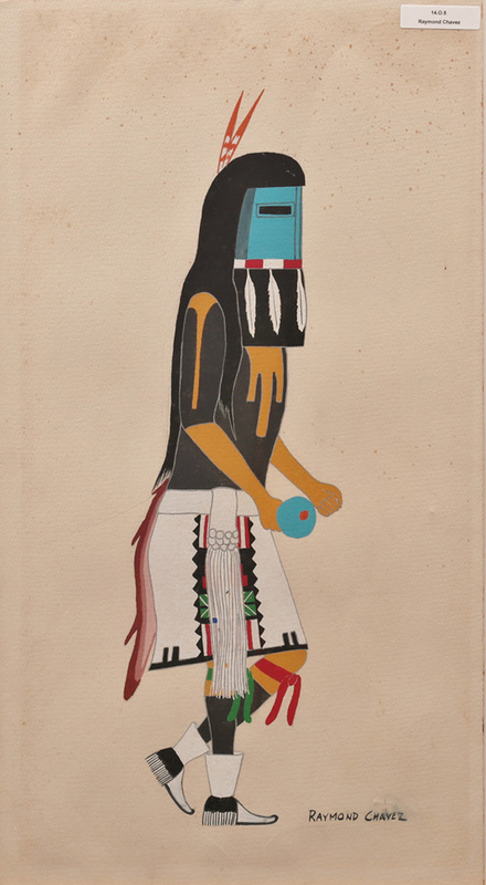 Long-Hair Kachina dancer (Chavez)