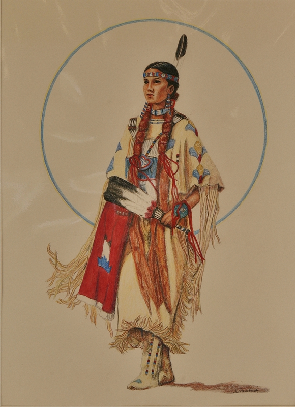 Buckskin dress dancer (Raw Hoof)