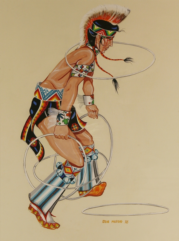 Navajo hoop dancer (Milford)