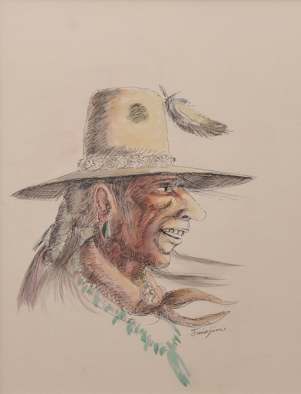 Profile of Navajo man