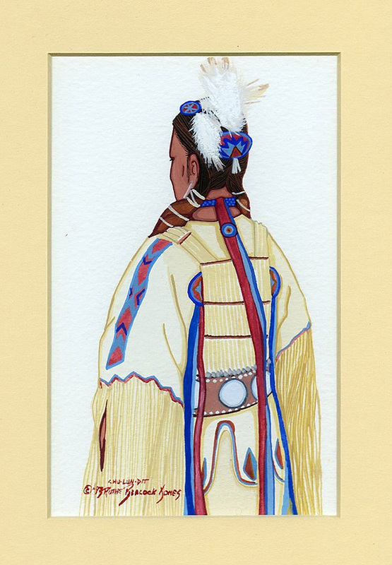 Woman in buckskin