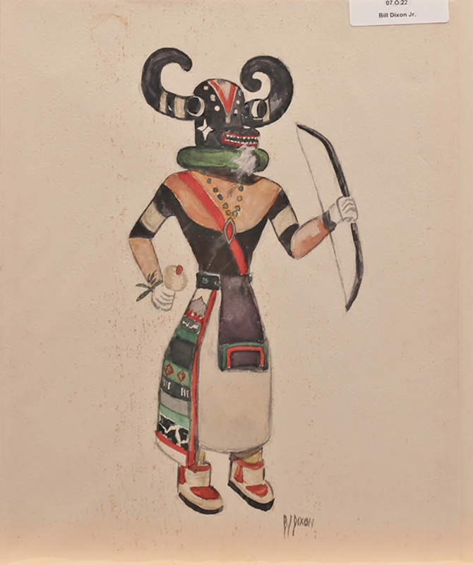 Zuni Horned Kachina dancer